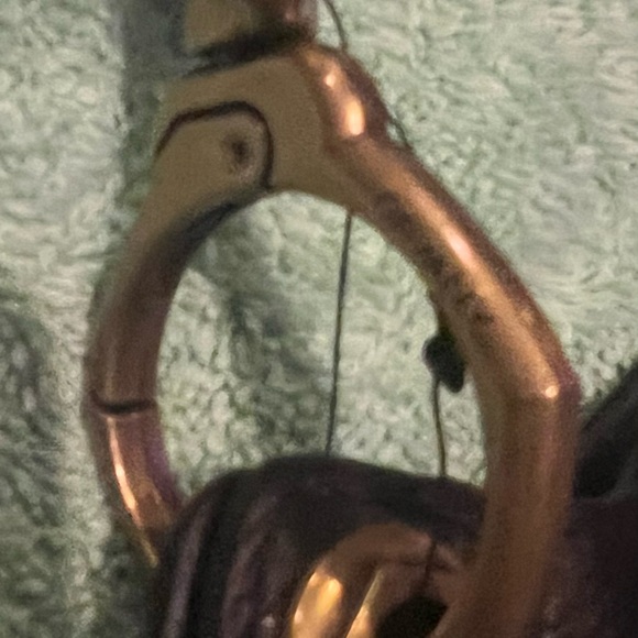 orYANY Black Hobo Bag with Gold Details - Picture 6 of 9